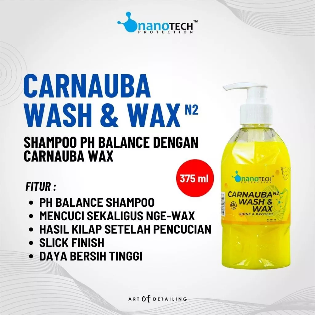 Nanotech Carnauba Wash & Wax - NANOTECH PROTECTION