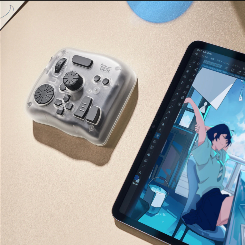 TourBox Elite Plus Bluetooth Controller for Video Photo Editing Drawing