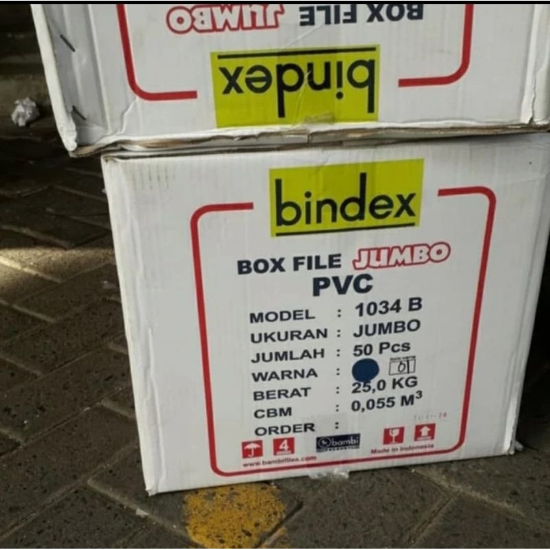 

Bindex Box File Size Jumbo Model 1034B Biru, Hitam - Karton isi 50 Pcs.