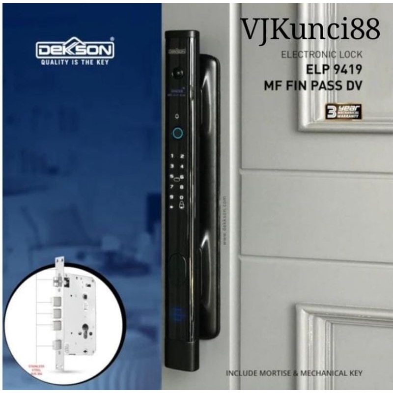 Electronic Lock Dekkson ELP 9419 MF FIN PASS DV