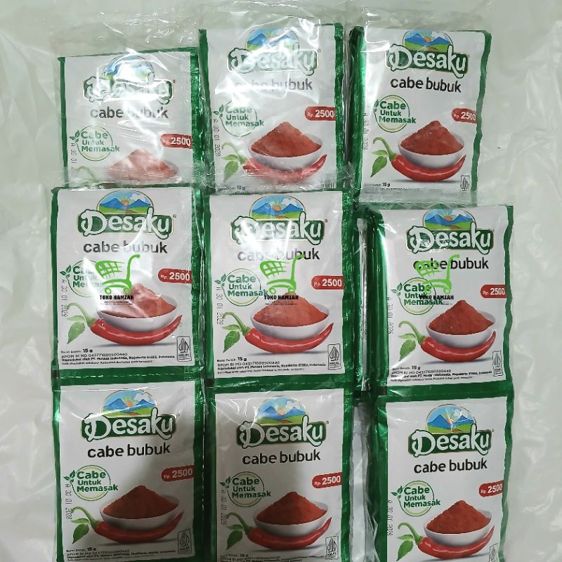 

Desaku | Cabe Bubuk 15g × 10 sachet - rencengan