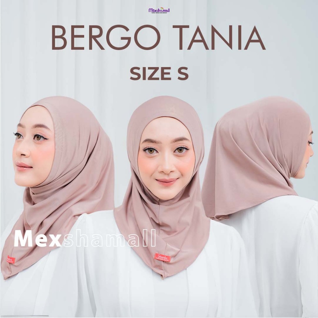 Hijab Bergo Tania Size S I Bergo Sport Jersey Premium By Shamira