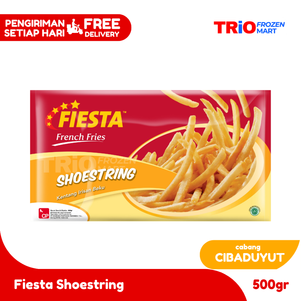 

FIESTA French Fries / Kentang Goreng SHOESTRING 500GR