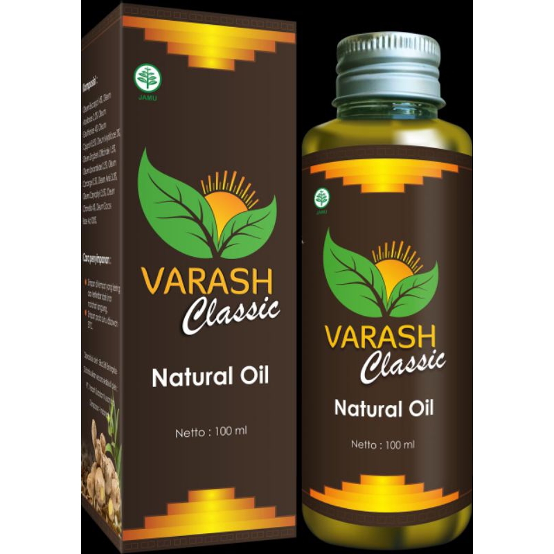 Minyak terapi herbal - Varash Classic Natural Oil 100ml