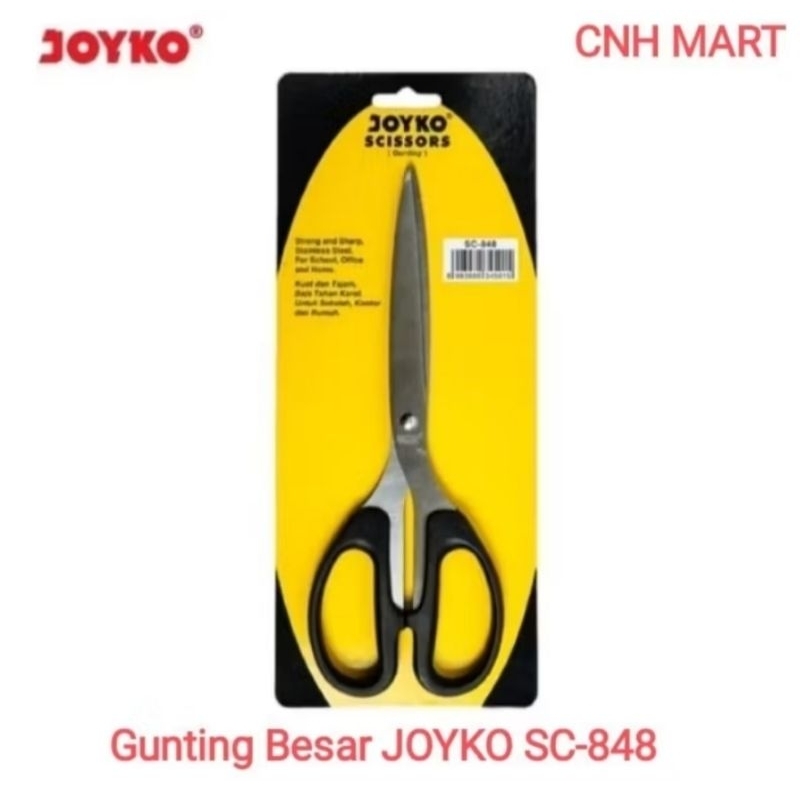 

Gunting JOYKO Besar SC- 848 Gagang Hitam - Gunting Besar JOYKO SC- 848 - Gunting Kertas Stainless 848 JOYKO