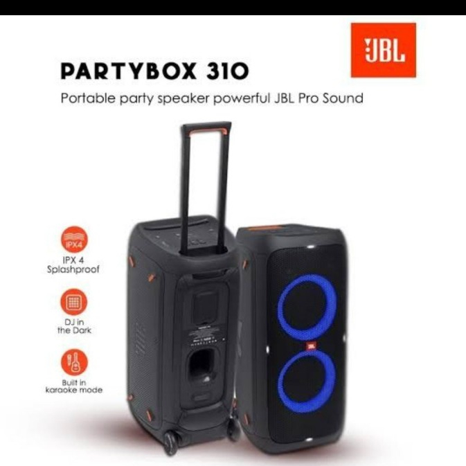 JBL PARTYBOX 310 SPEAKER BLUETOOTH PARTY BOX 310 GARANSI RESMI IMS / JBL PARTYBOX 310