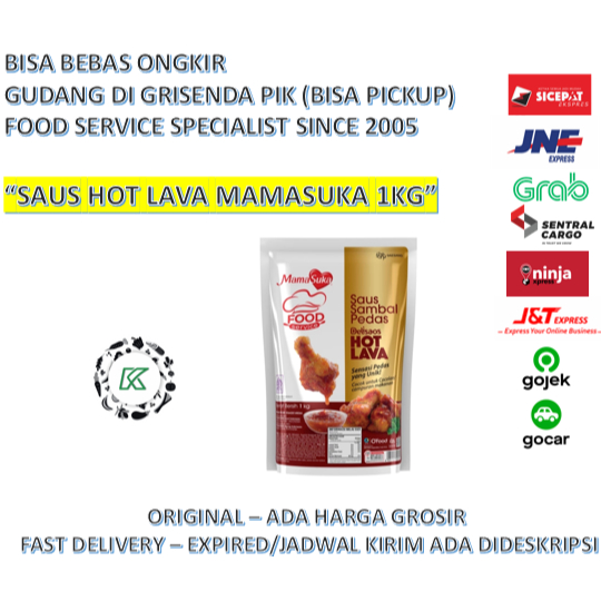 

Mamasuka Delisaos Hot Lava Pedas 1 kg Pouch Refill MURAH