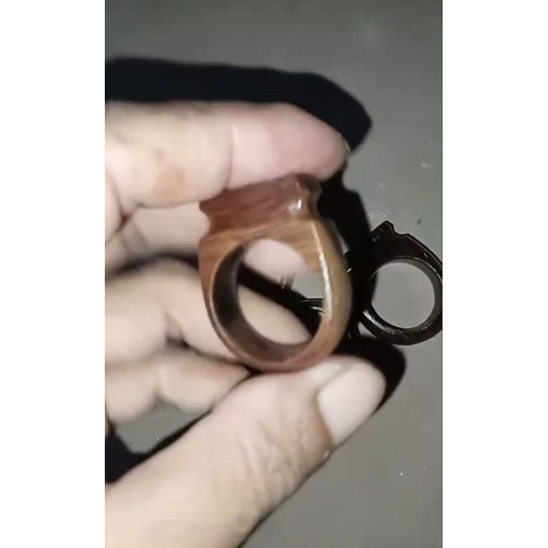 Cincin ketapel frameless laminasi