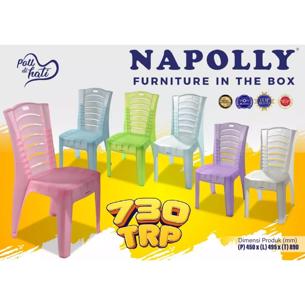 NAPOLLY KURSI SULTAN 730-W TRP | KURSI SENDER TRANSPARAN | KURSI TERBARU NAPOLLY