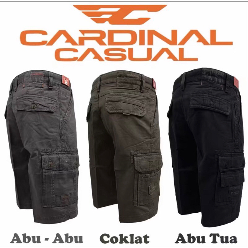 Celana Cardinal Cargo Pendek Original Celana Pendek Terbaru / Celana Cargo Pendek Cardinal