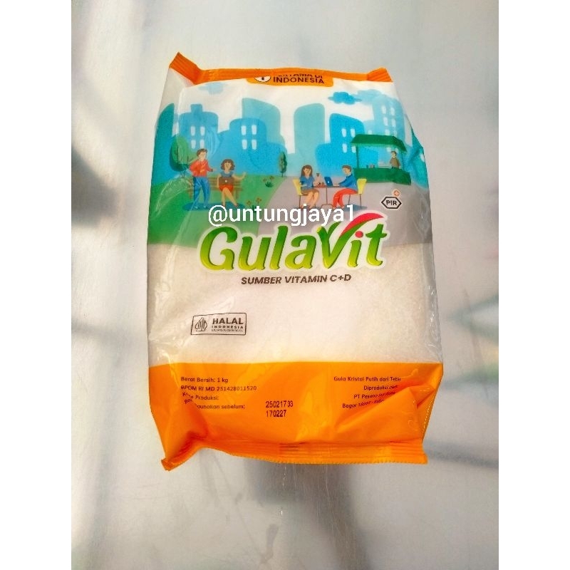 

[TERMURAH] - Gula Vit Cristal kemasan 1kg