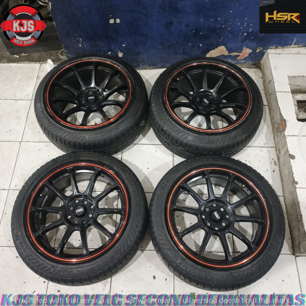 READY LAGI STOK VELG RACING CELONG MODEL HSR ZICO RING 17 LEBAR 7.5-9 LOBANG PCD 4X100-4X114,3 OFFSE