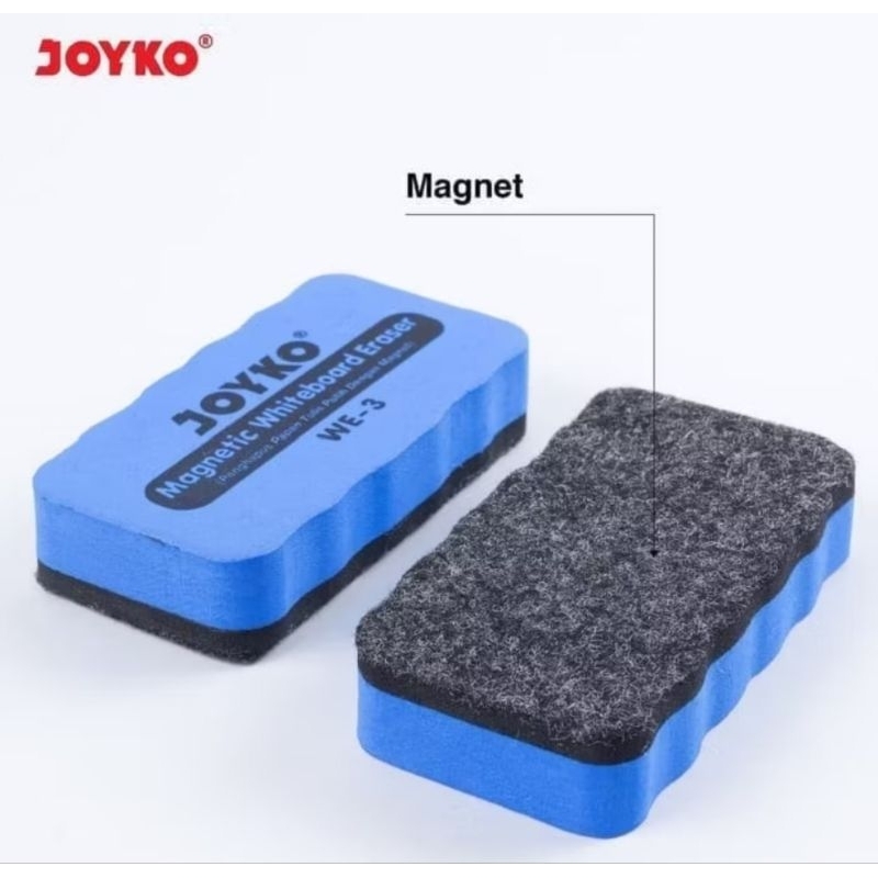

PENGHAPUS PAPAN TULIS PUTIH JOYKO WE-3 WHITEBOARD ERASER MAGNET / PENGHAPUS PAPAN TULIS