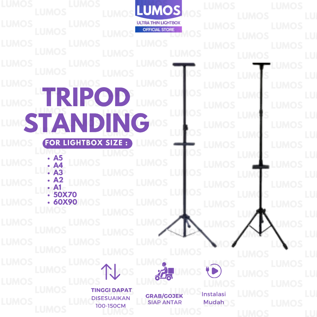 Standing Tripod Banner Ultra Thin Lightbox A1 A2 A3 A4 A5