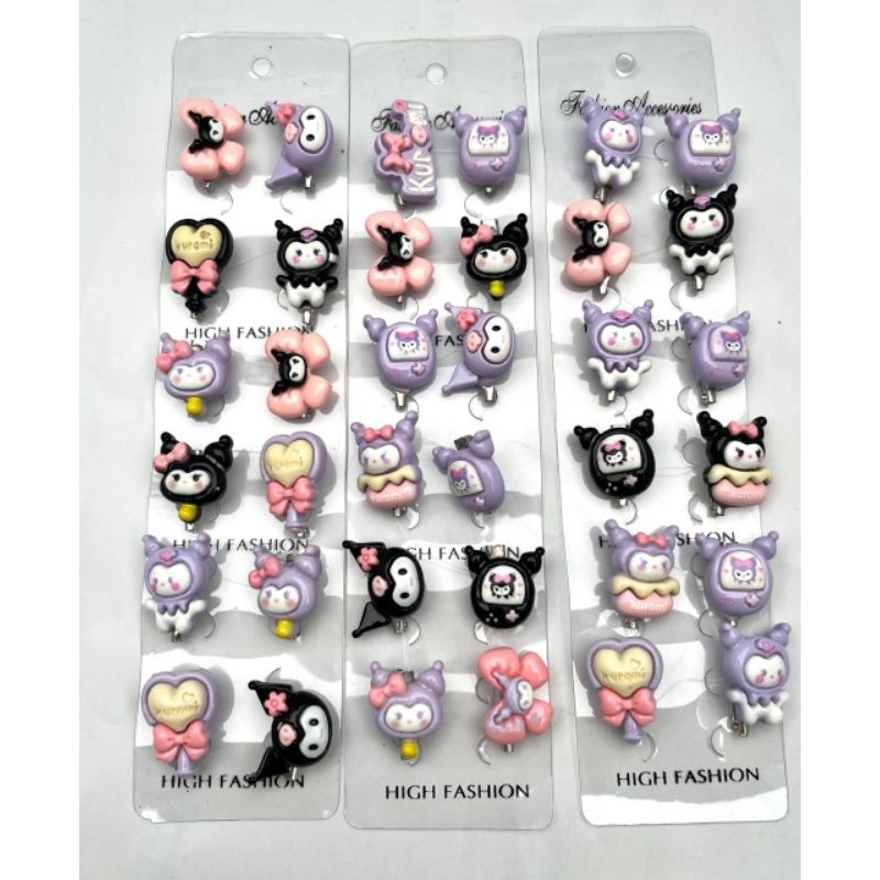 12 pcs Bros hijab Bros anak Bros  karakter dagu peniti kerudung anak lucu