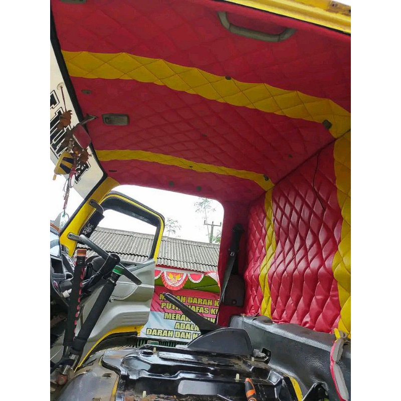 Cover plafon atap + Kabin belakang variasi untuk jenis mobil truck ( Canter, Ragasa, Umplung, Dyna, 