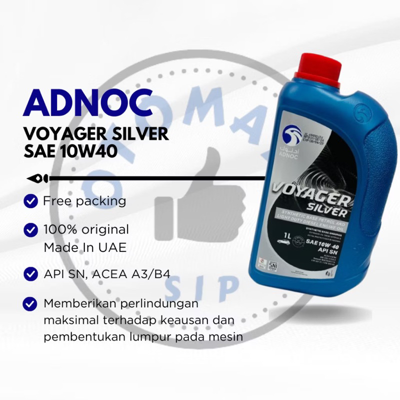 Oli adnoc voyage silver Oli arab adnoc biru