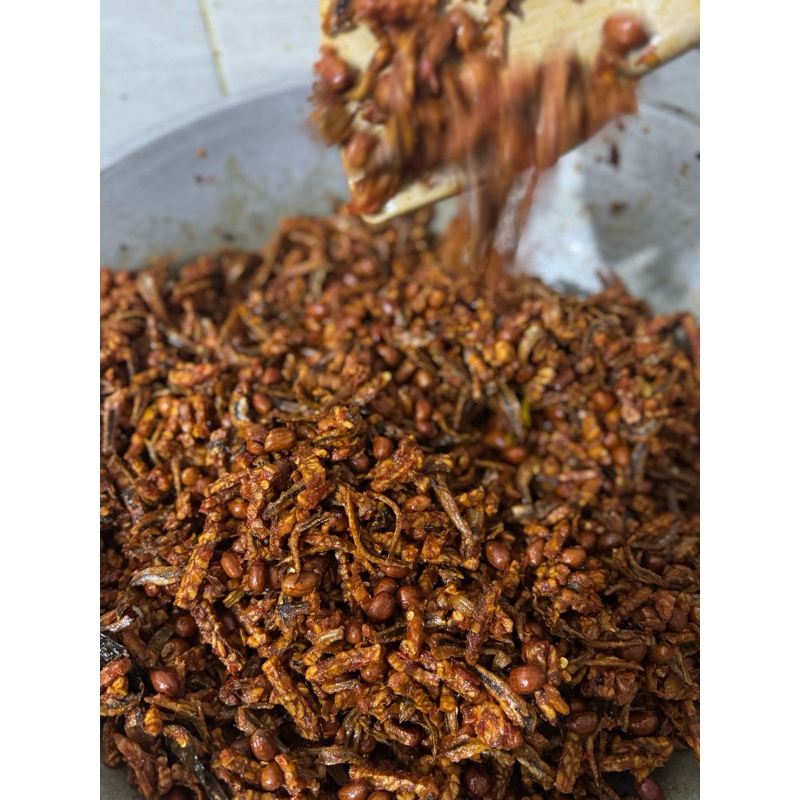 

teri tempe kacang home made