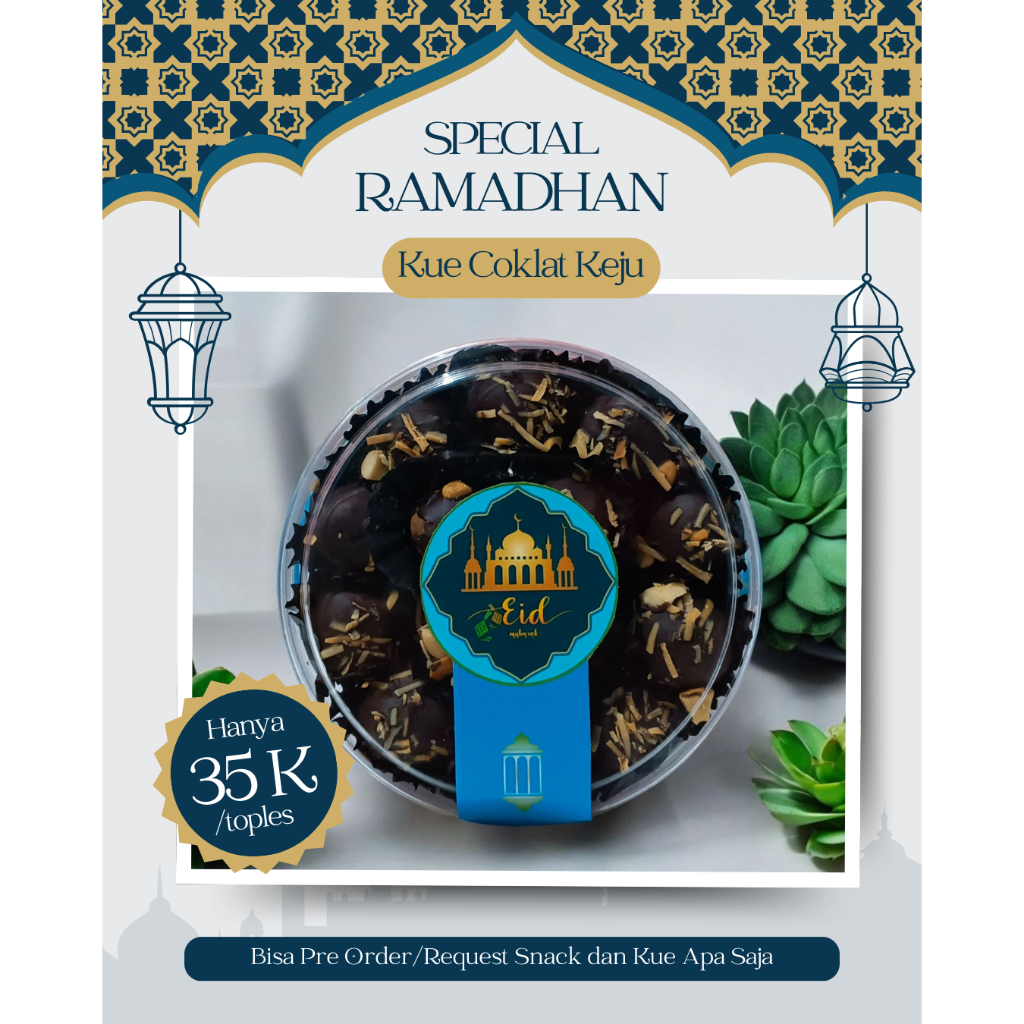 

HAMPERS KUE COKLAT KEJU LEBARAN KUE COKLAT KEJU KERING HAMPERS LEBARAN IDUL FITRI KUE COKLAT KEJU
