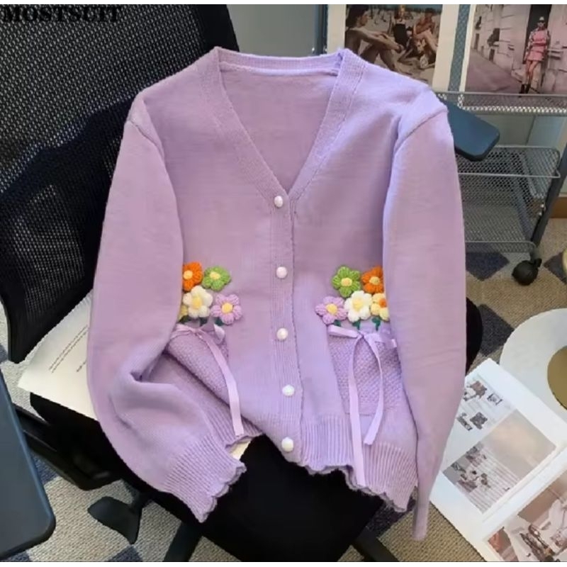 Cardigan Rajut Import Bangkok