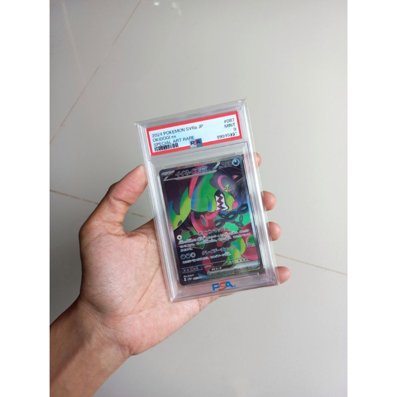 Okidogi SAR PSA 9 kartu pokemon tcg japan