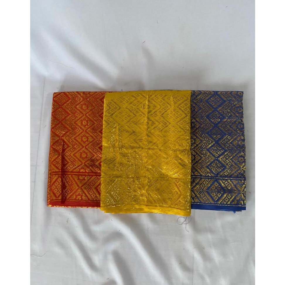 KODE N58R Kain Songket Full Benang Emas Kain songket Khas Palembang Asli adat Melayu Modern Mewah