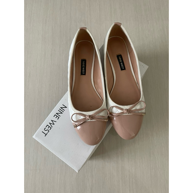 Nine West White Flat Shoes