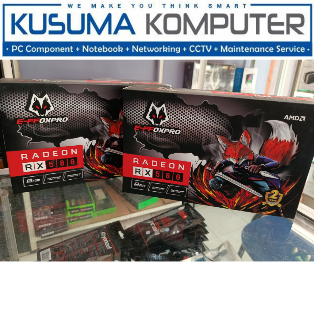 VGA EFFOXPRO AMD RADEON RX580 RX580 8GB GDDR5