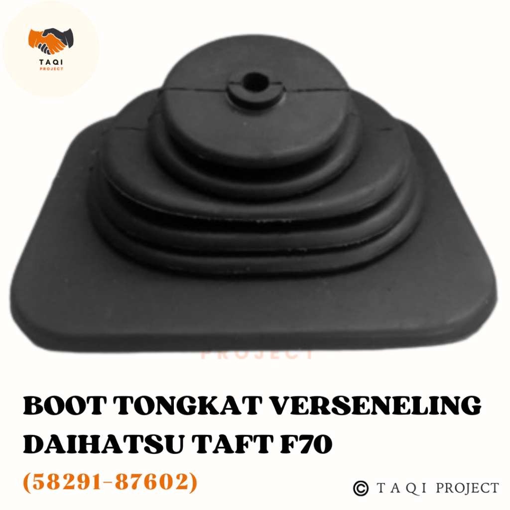 Karet Boot Tutup Tongkat Tuas Gigi Persneling Mobil Daihatsu Taft F50 - F70 Badak Kebo (58291 - 8760