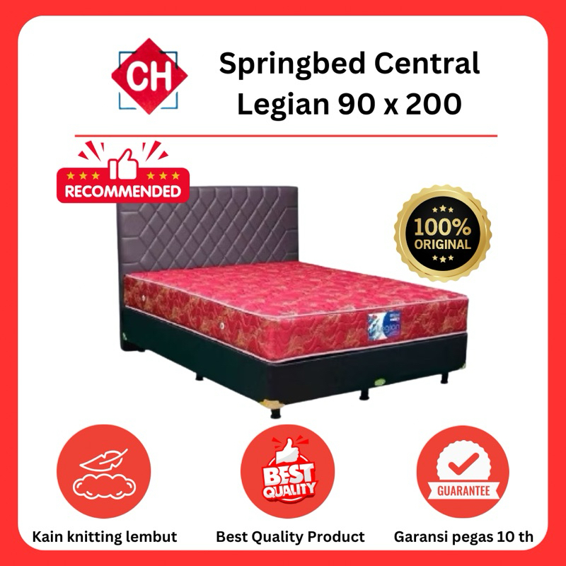 Springbed Central Legian Ukuran 90×200 kasur spring bed dengan kualitas tinggi dan terbaik