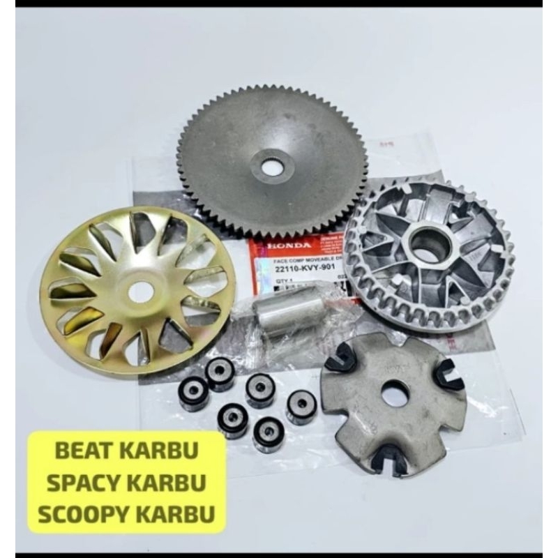 RUMAH ROLLER ROLER BEAT KARBU SPACY KARBU SCOOPY KARBU SET KIPAS RUMAH ROLLER