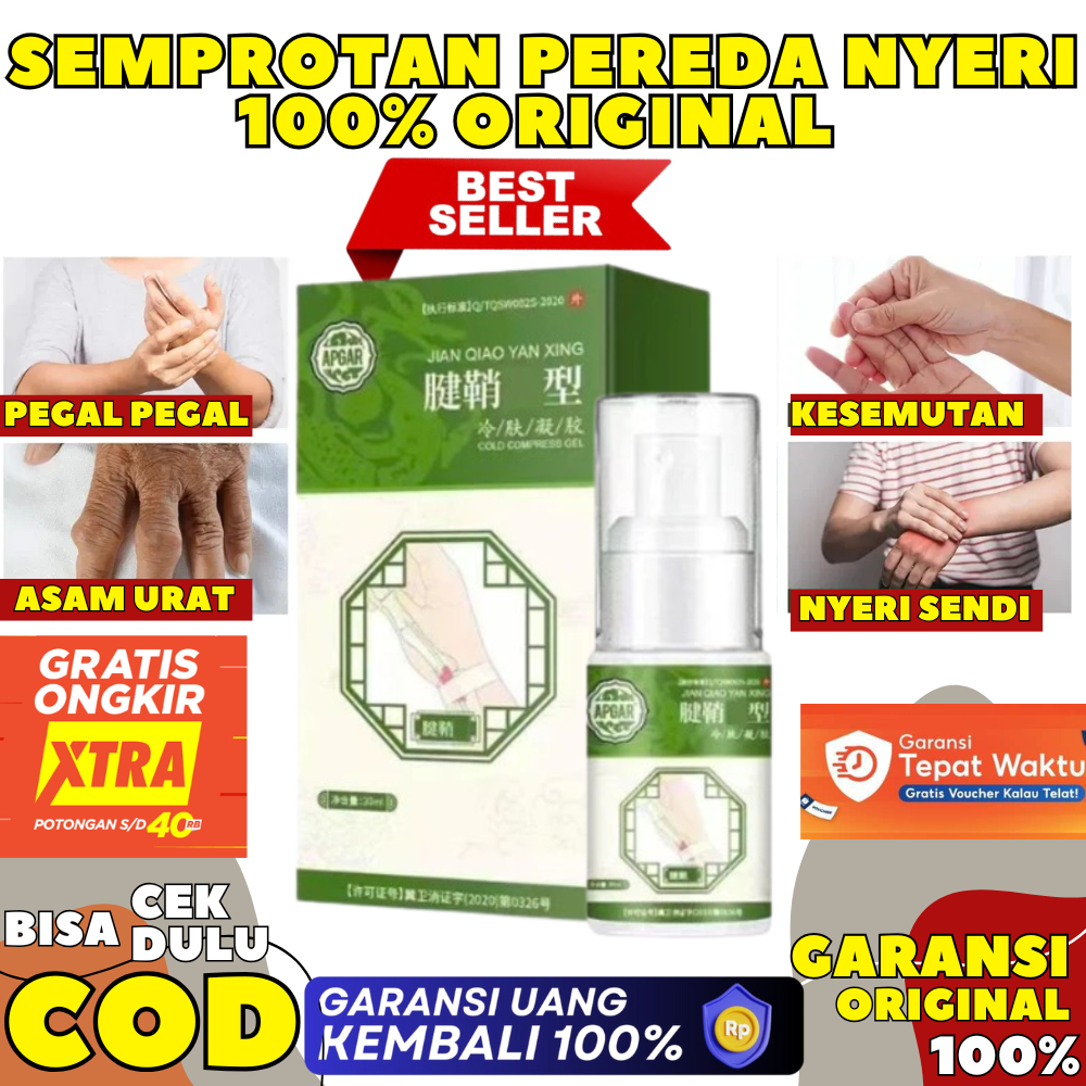 Semprotan Obat Pereda Sakit Nyeri Tangan Lutut Rematik Nyeri Sendi dijamin Original dan Premium