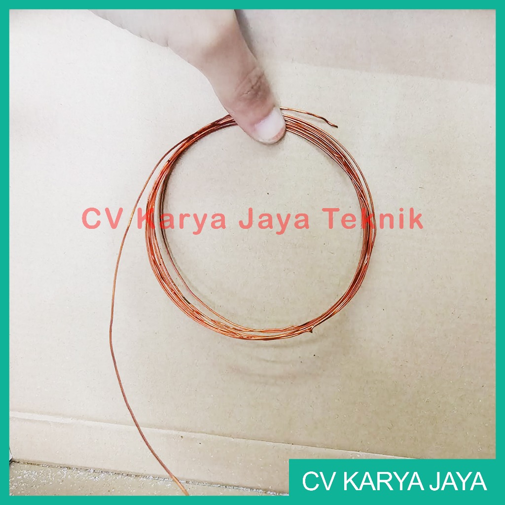 Kawat Email Meteran 0,4 ; 0,6 ; 0,8 mm / Kawat Tembaga Kerajinan Tangan