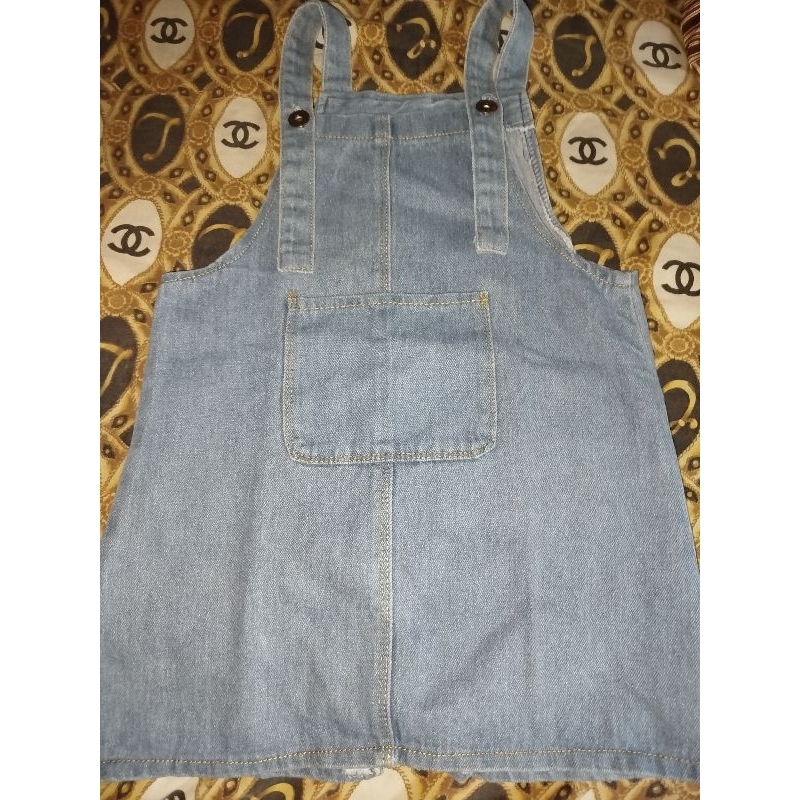 PRELOVED OVERALL ROK JEANS ANAK