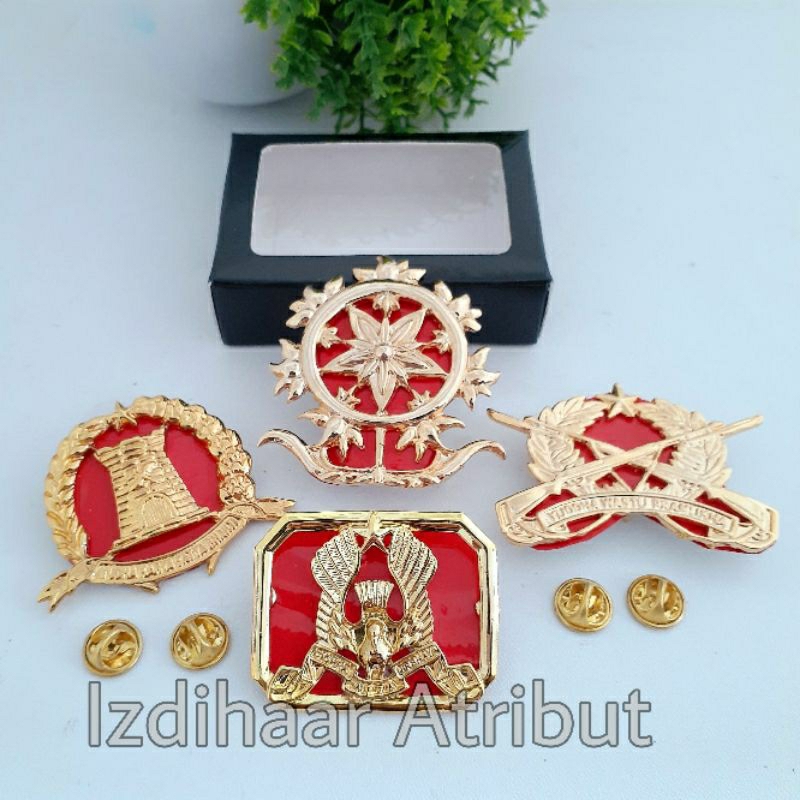 BREVET TNI EMBLEM KOSTRAD / BREVET EMBLEM INFANTRI / BREVET EMBLEM KAPOTA YUDHA / BREVET EMBLEM ZENI