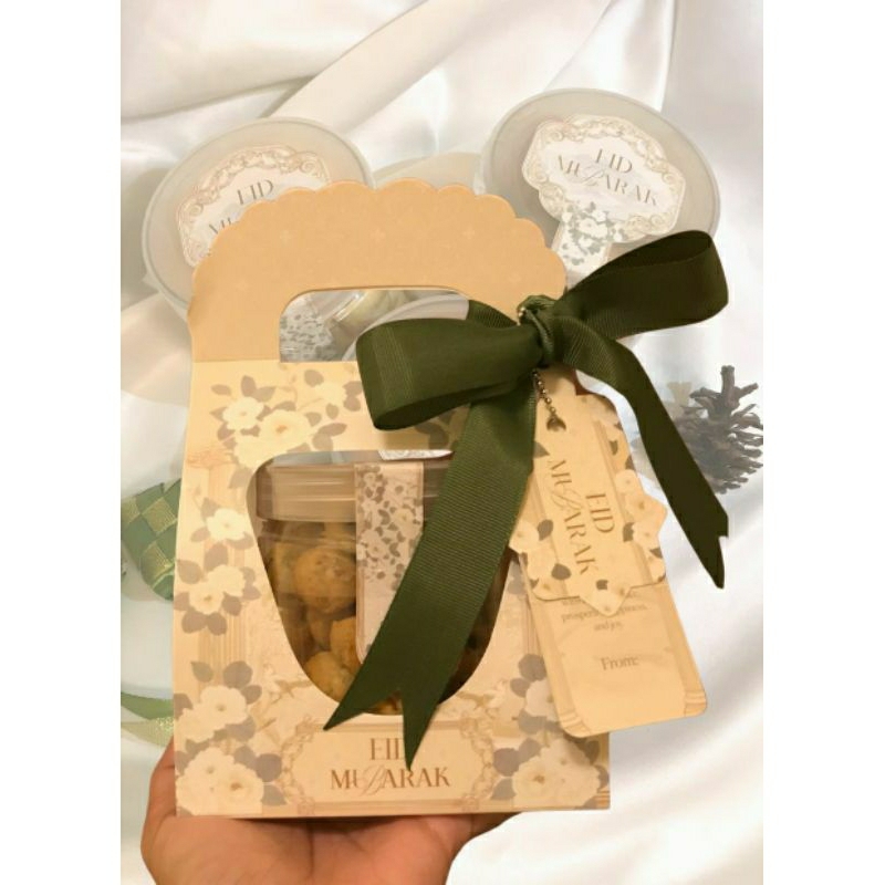 

Hampers Lebaran Gable Box Lumi Single - Kue Kering Toples 600ml