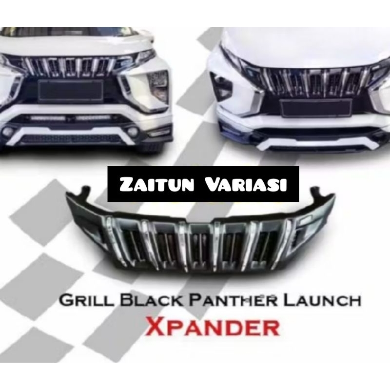 Grill Xpander Apollo 2016 2017 2018 2019 2020 2021 Black Glossy Chrome Gril Sevencode