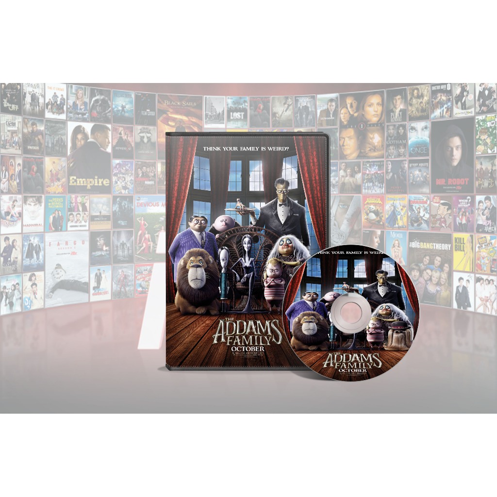 DVD Film Animasi The Addams Family & The Addams Family 2 (2019-2021)