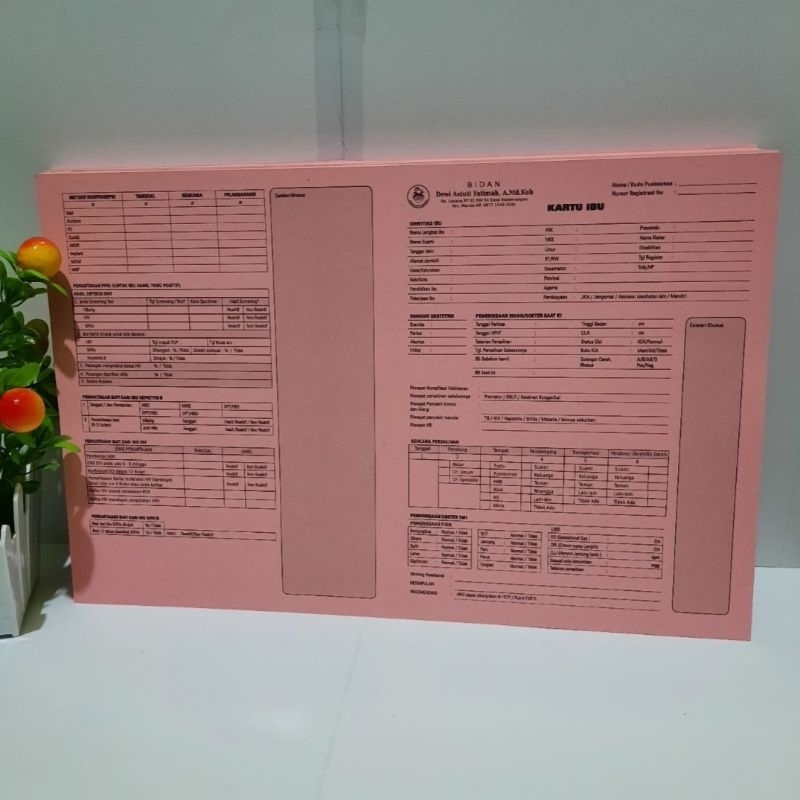 

Kartu Ibu Bahan Karton Ukuran F4