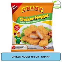 

CHAMP CHIKEN NUGGET 450 GR - KEMASAN BARU