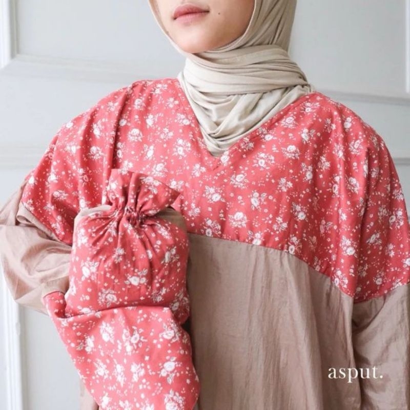 abaya parasut isla by asput (all size)
