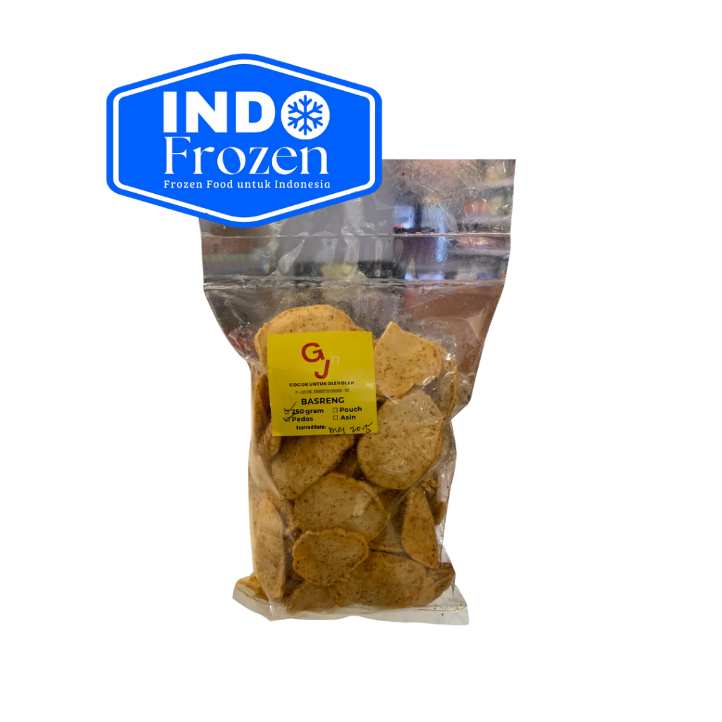 

BASRENG PEDAS 250 GRAM / CEMILAN KERIPIK SNACK KRIPIK BANDUNG
