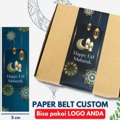 

Paper Belt idul fitri, Paper Belt lebaran, Dekorasi Kue dan Hampers idul fitri (12 pcs)