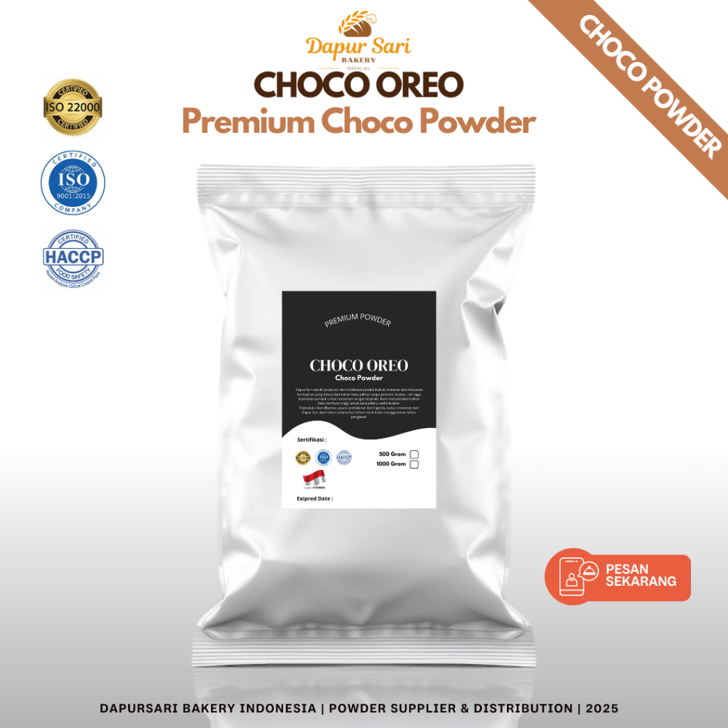 

Bubuk Minuman Black Oero 500gr-1kg / Powder Black Owreo 500gr-1kg/ Bubuk Oero