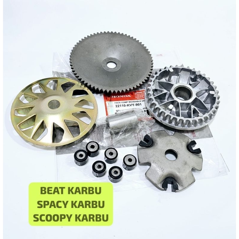 RUMAH ROLLER ROLER BEAT KARBU SPACY KARBU SCOOPY KARBU SET KIPAS RUMAH ROLLER