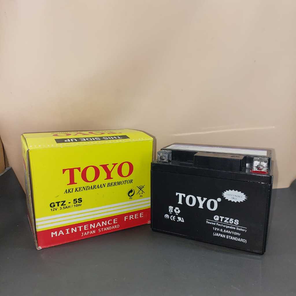 Aki Accu Toyo GTZ5S Beat Mio J Vixion