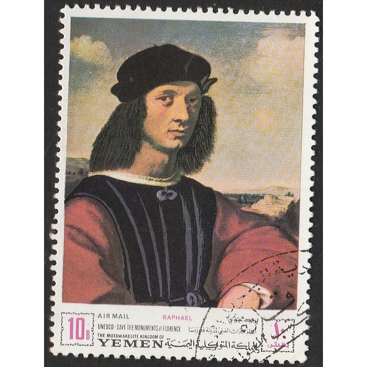 

A 11641 SATU BUAH PRANGKO YEMEN TEMA LUKISAN RAPHAEL DENGAN KONDISI SUDAH ADA CAP