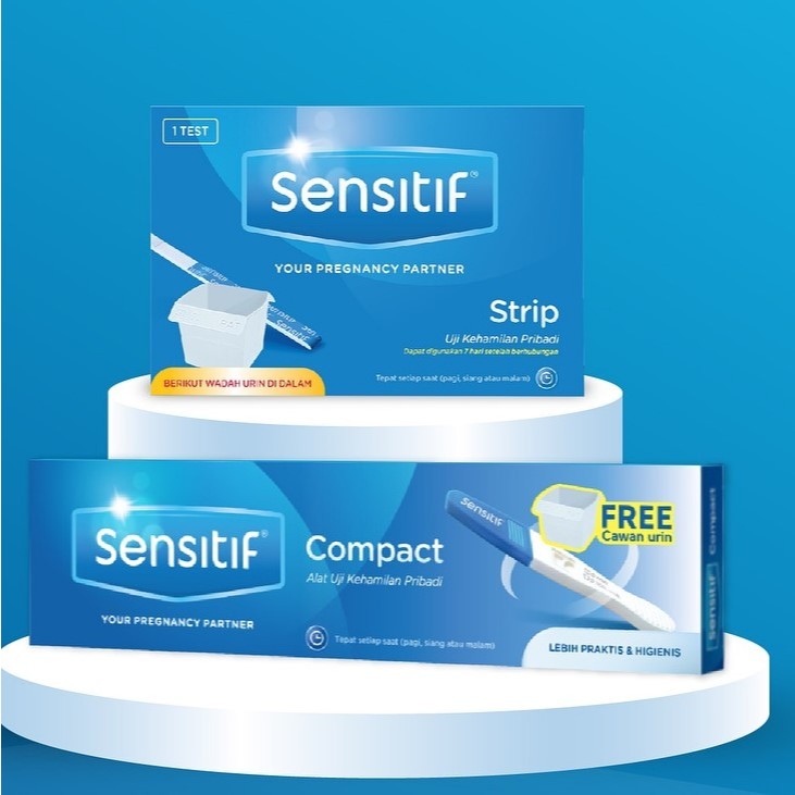 SENSITIF STRIP TESTPACK - SENSITIF COMPACT TESTPACK - MENDETEKSI AWAL KEHAMILAN