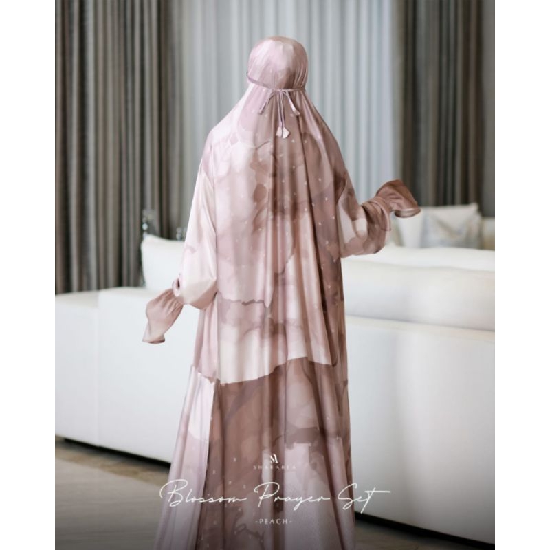 ready mukena shararea naura terusan blossom