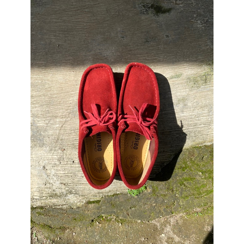 Clarks Wallabee Maroon